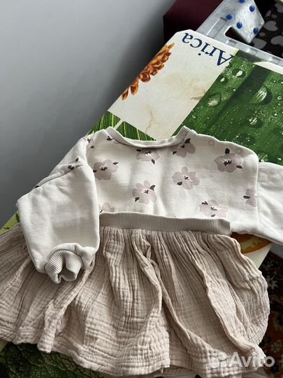 Платье для девочки 74 80