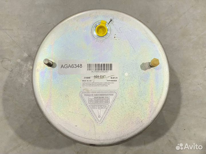 Пневморессора SAF 2923V со стаканом 2 шп.+возд