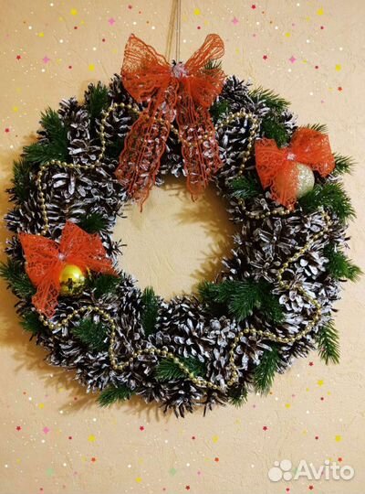 Новогодний венок большой