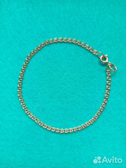 Золотой женский браслет 585 новый