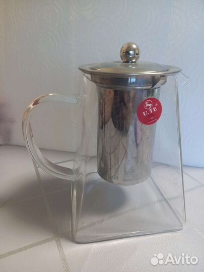 Заварочный чайник стеклянный новый