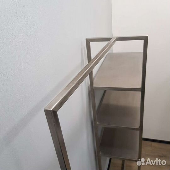 Стеллаж из нержавеющей стали б/у
