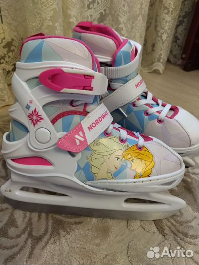 Коньки раздвижные для девочки 31-36