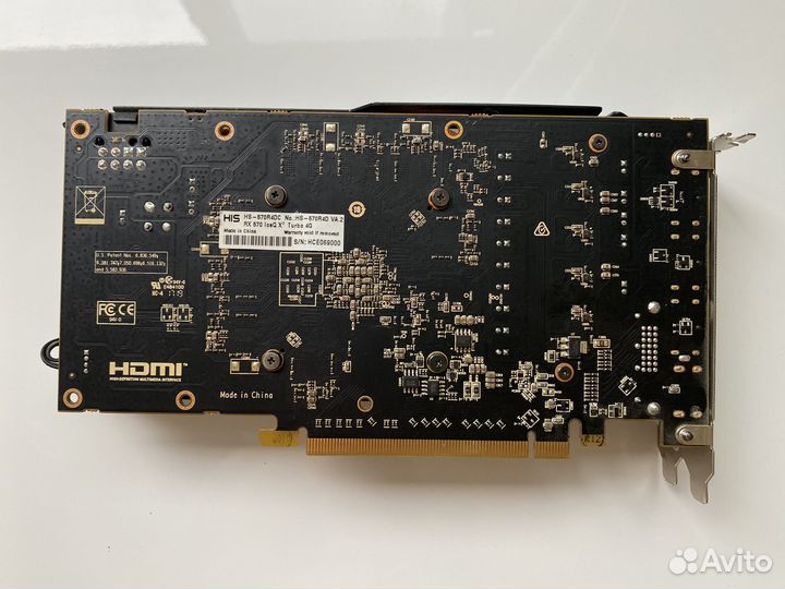 Видеокарта His rx570 4gb