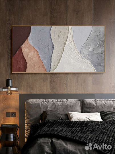 Современная картина маслом волны