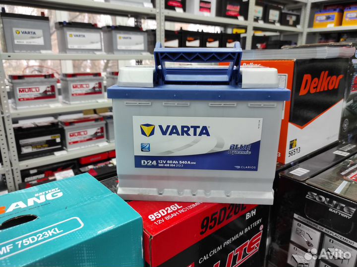 Аккумулятор 60ач 540А Varta D24 blue dynamic