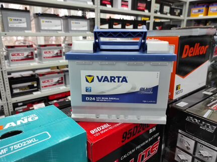 Аккумулятор 60ач 540А Varta D24 blue dynamic