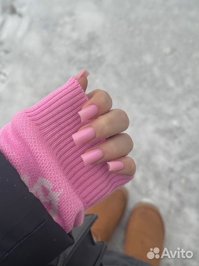 Маникюр наращивание ногтей