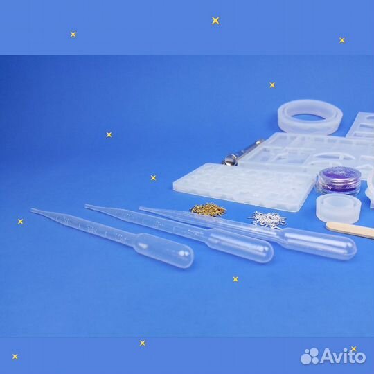 Набор силиконовых форм для создания украшений и по