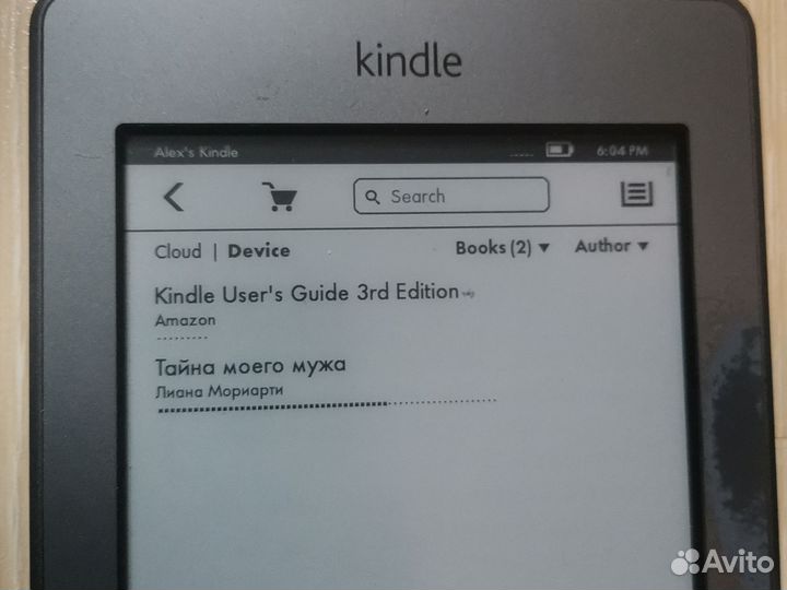 Электронная книга Kindle touch 4 (d01200)
