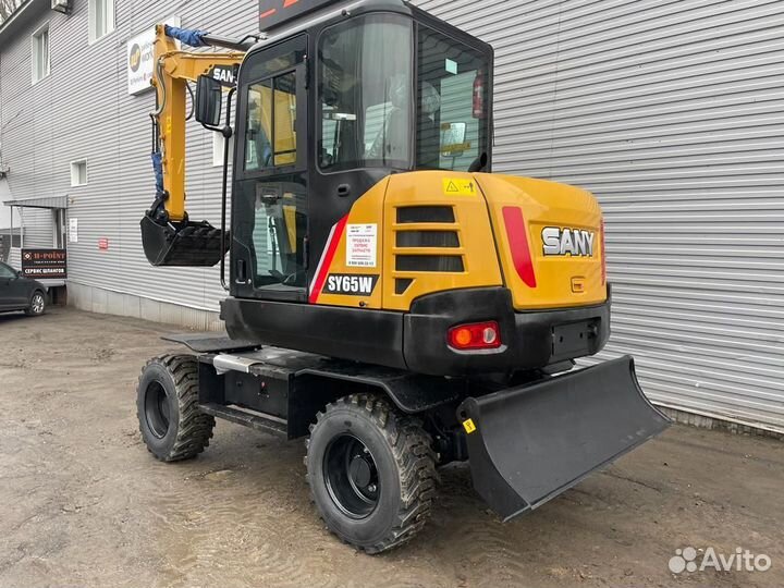 Мини-экскаватор SANY SY65W, 2023