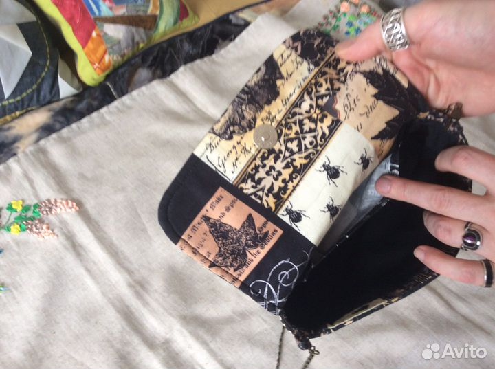 Сумка женская ручная работа ткань