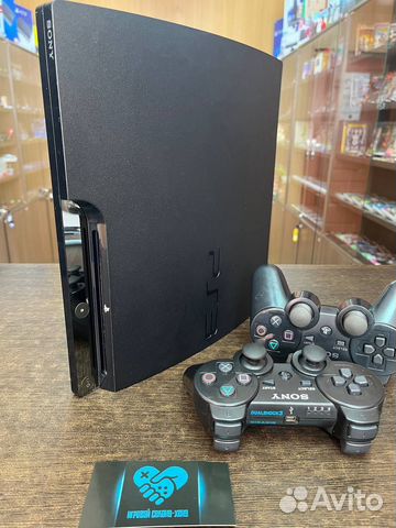 PlayStation 3 Slim 500Gb Прошитая PS3 PS Много игр