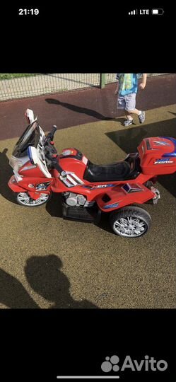 Детский мотоцикл на аккумуляторе бу