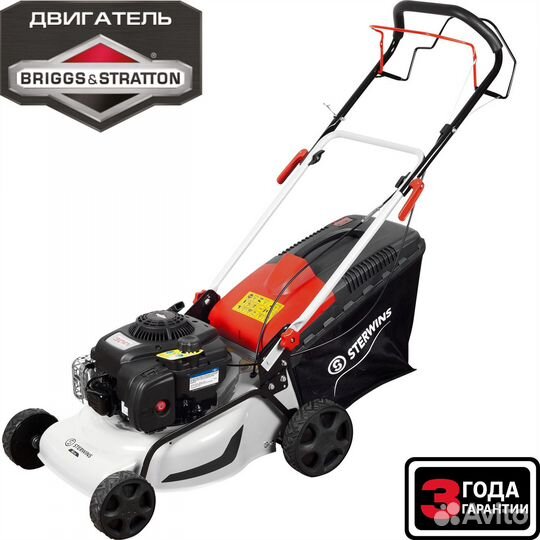 Газонокосилка бензиновая самоходная Sterwins Comfo