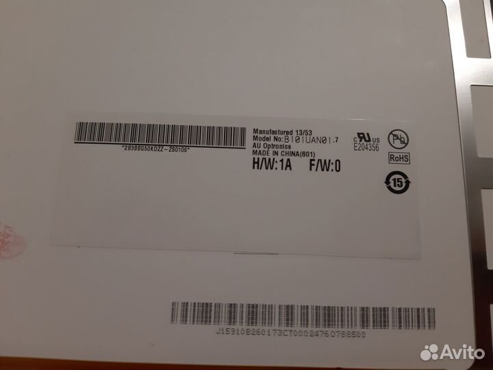 Матрица B101UAN01.7