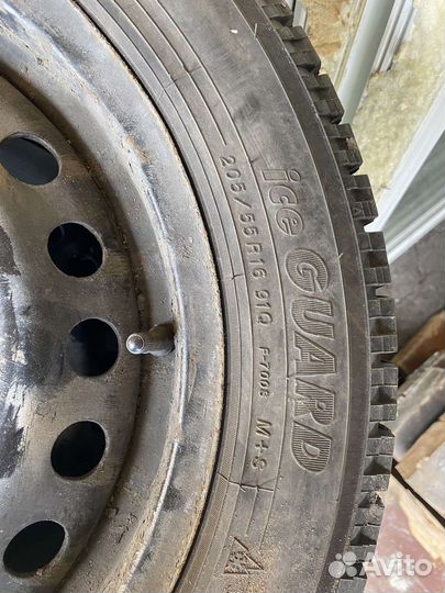 Колеса зимние 205/55 r16 зимние ford focus 3