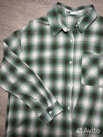 Рубашка в клетку женская