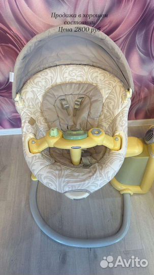 Детские электронные качели graco