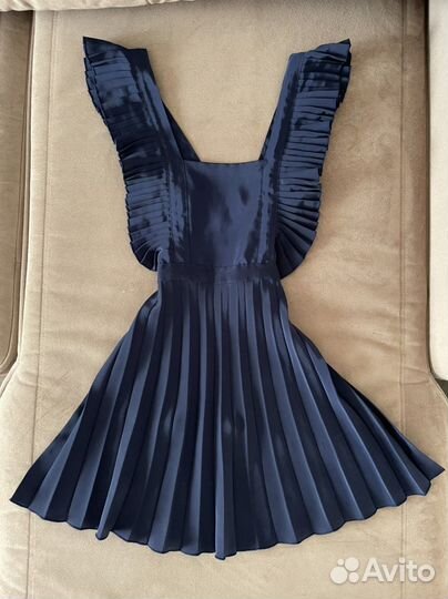 Школьный фартук синий