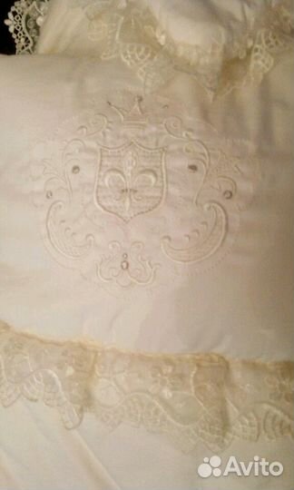 Конверт с одеялом из овчины для выписки и прогулок