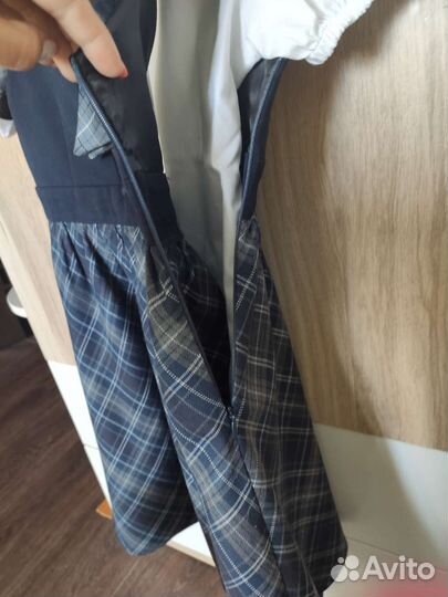 Школьная форма для девочки 140- 146 синяя SkayLake