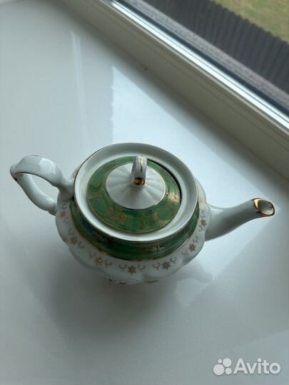 Чайник заварочный фарфоровый чехия Czech 1,15л