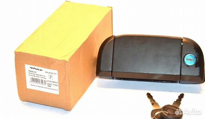 Ручка передн лев двери VW T4 замком и ключ новая