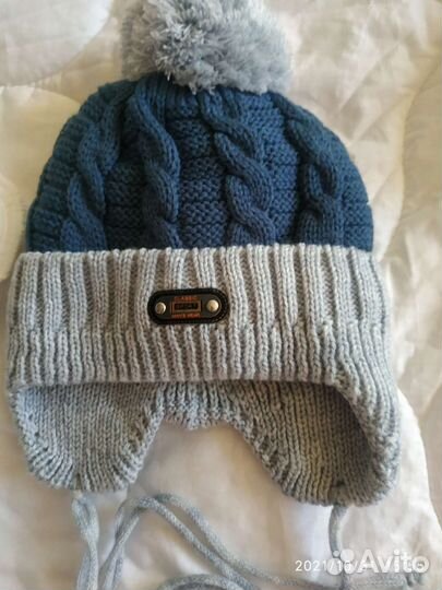 Шапки для мальчика 50 52 новая