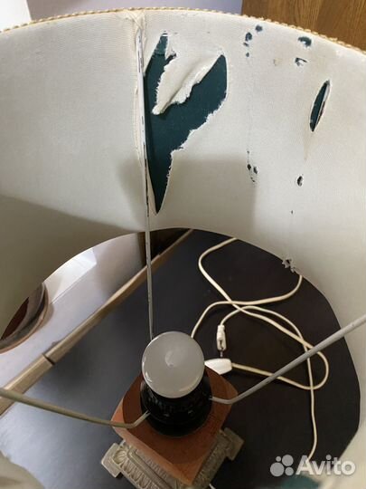 Лампа настольная винтаж антиквариат СССР