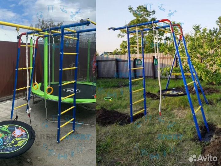 Уличный комплекс с горкой