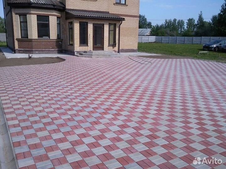 Укладка тротуарной плитки