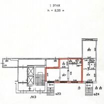 Свободного назначения, 43.4 м²