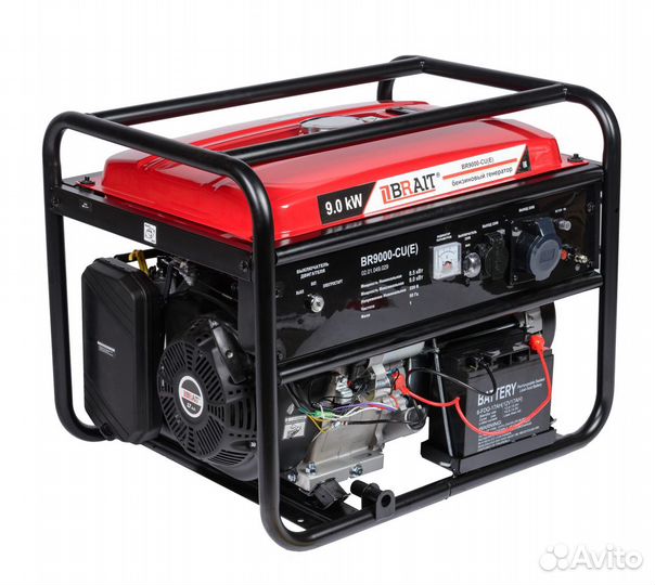 Генератор бензиновый BR9000-CU (9,0 кВт, 17лс)