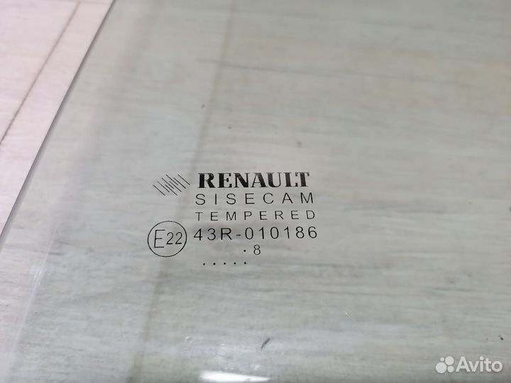 Стекло заднее левое 18 Renault Logan 2 Рено Логан