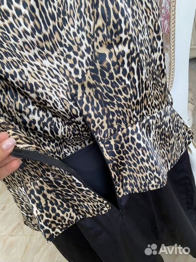Платье леопардовое