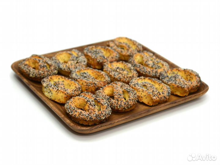 Тарелка деревянная квадратная из акации 25х25. Тар