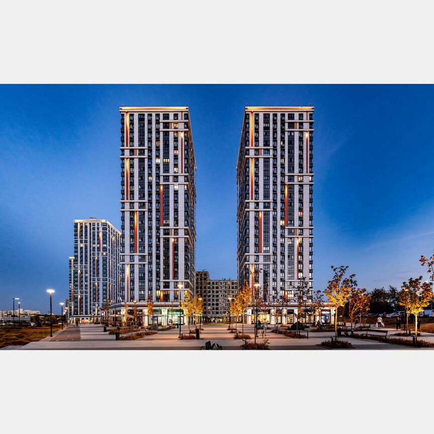 2-к. квартира, 61,7 м², 2/25 эт.