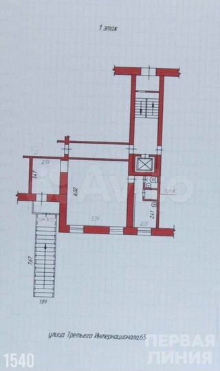 Сдам торговое помещение, 53 м²