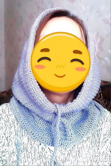 Шапка зимняя, Капор-балаклава, снуд, шарфик