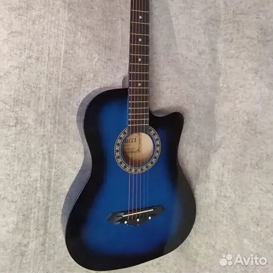 Акустическая гитара Belucci 38 дюймов синяя