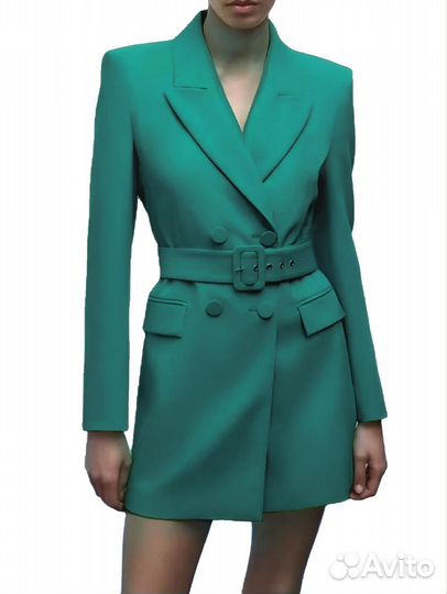Пиджак изумрудный