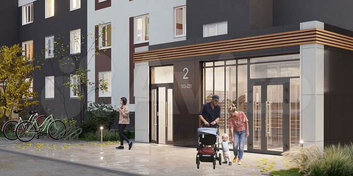 1-к. квартира, 39,7 м², 2/17 эт.