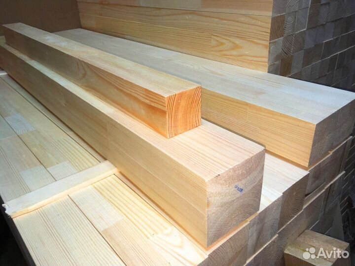 Строганный брус 90х90х6000мм, гост, опт