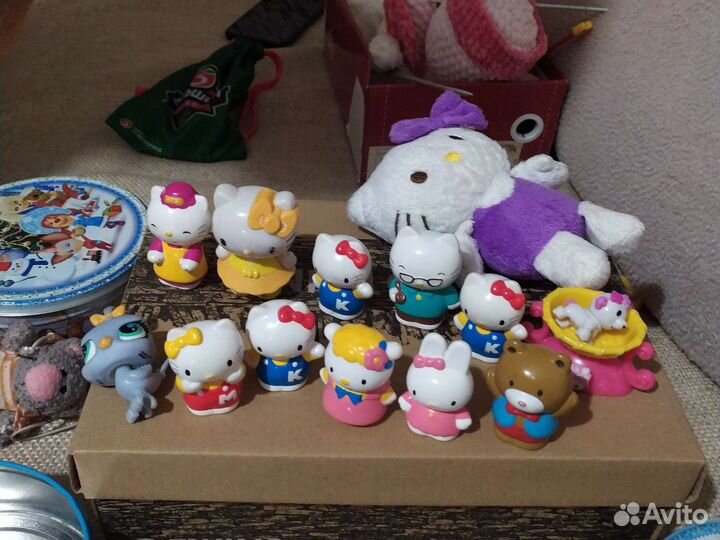 Hello kitty китти игрушки фигурки оригинал