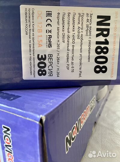 Ip видеорегистратор novicam NR1808