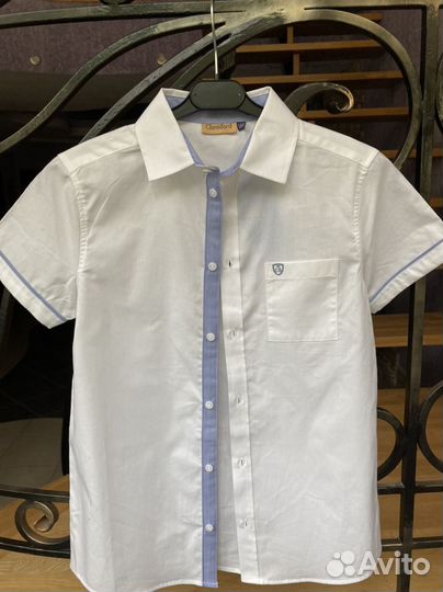 Рубашка школьная 134 новая