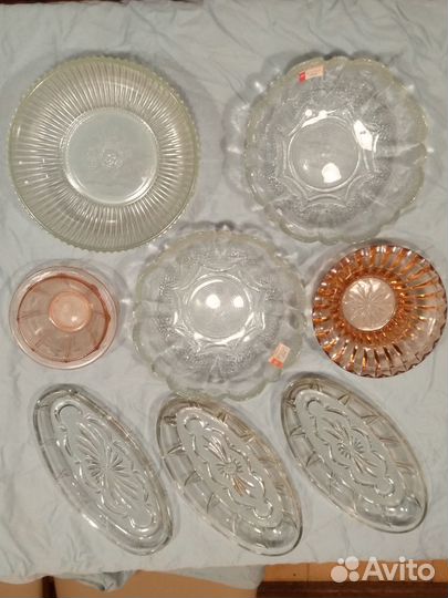 Посуда СССР толстое стекло