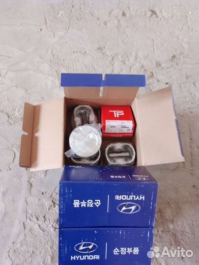 Hyundai solaris ремонтный поршня g4fc g4fa g4fg