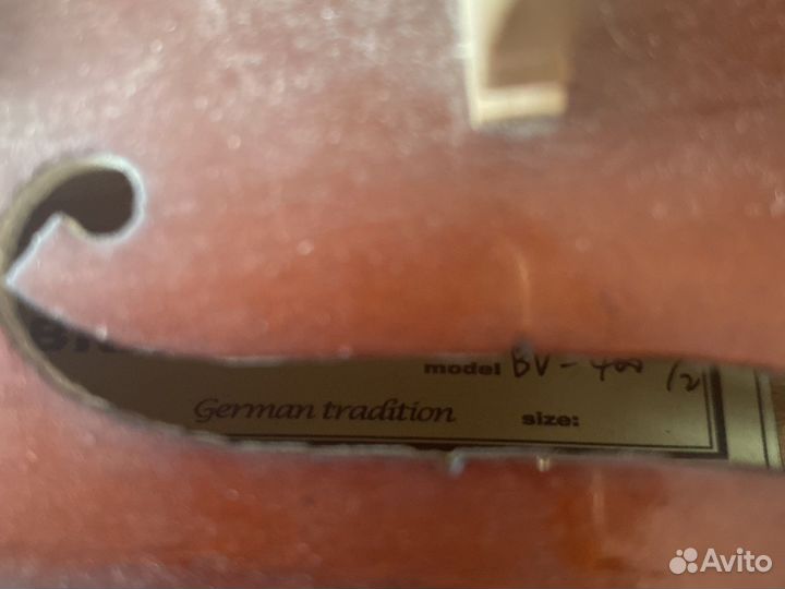 Скрипка с чехлом 3/4